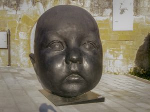 Baby Head sculpture by Antonio López García