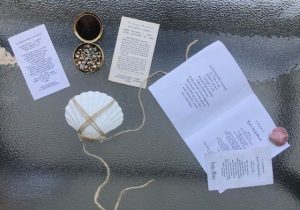 Shells, Rosary and Funeral order of service